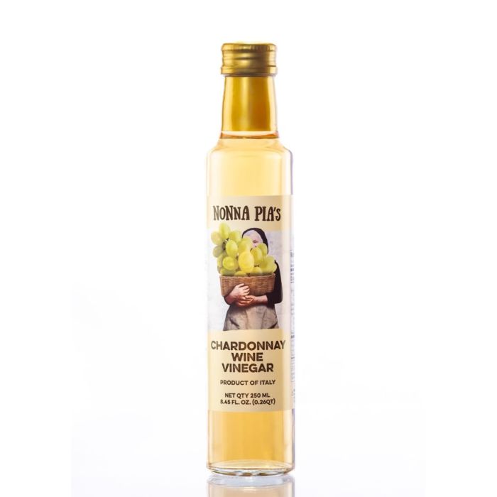 NONNA PIAS: Chardonnay Wine Vinegar, 8.45 fo