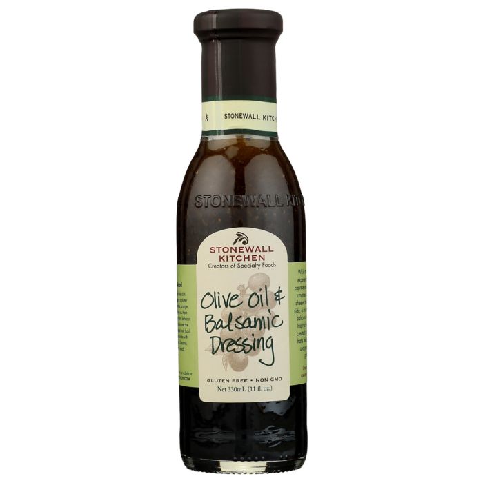 STONEWALL KITCHEN: Olive Oil and Balsamic Dressing, 11 oz