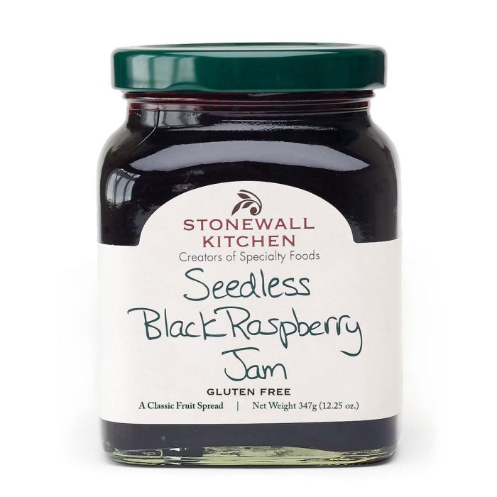 STONEWALL KITCHEN: Seedless Black Raspberry Jam, 12.25 oz