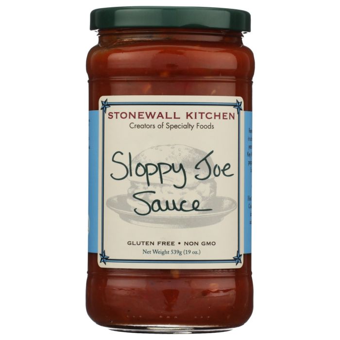 STONEWALL KITCHEN: Sloppy Joe Sauce, 19 oz