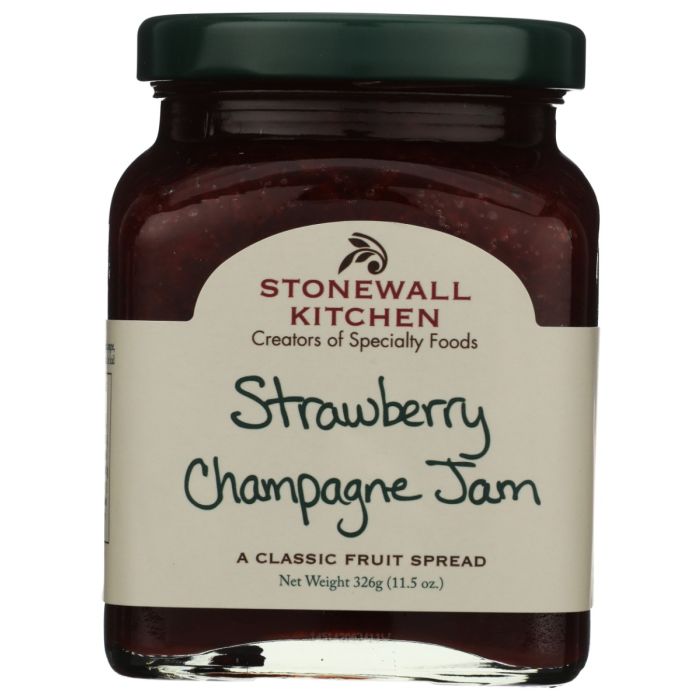 STONEWALL KITCHEN: Strawberry Champagne Jam, 11.5 oz