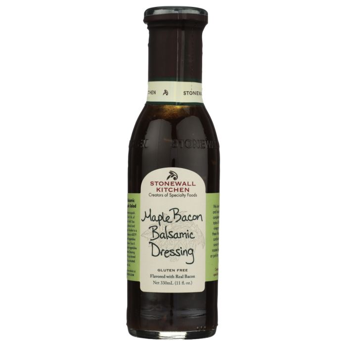STONEWALL KITCHEN: Maple Bacon Balsamic Dressing, 11 fo