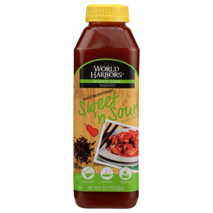 WORLD HARBORS: Sauce Maui Mountain Sweet 'n Sour, 16 oz