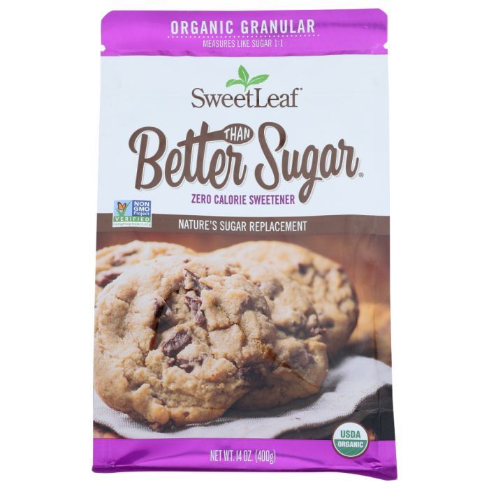 SWEETLEAF STEVIA: Organic Better than Sugar Granular Sweetener, 14 oz