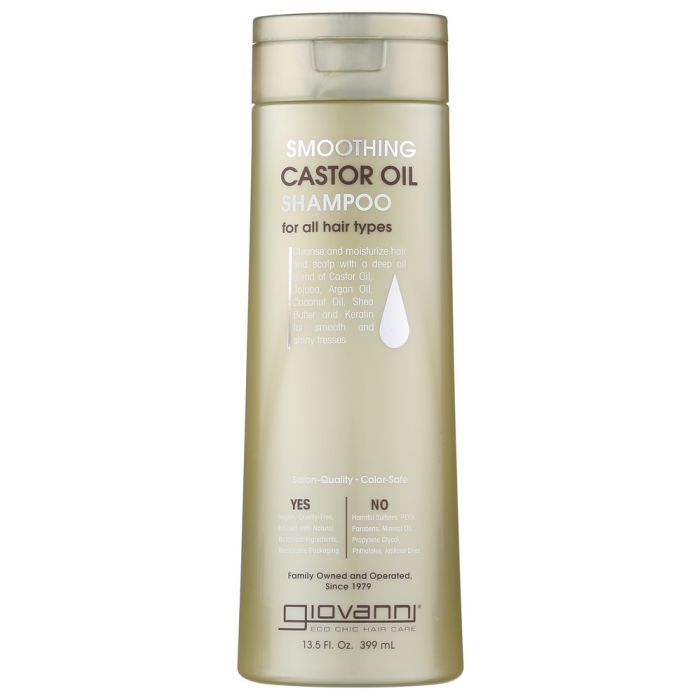 GIOVANNI COSMETICS: Smoothing Castor Oil Shampoo, 13.5 oz