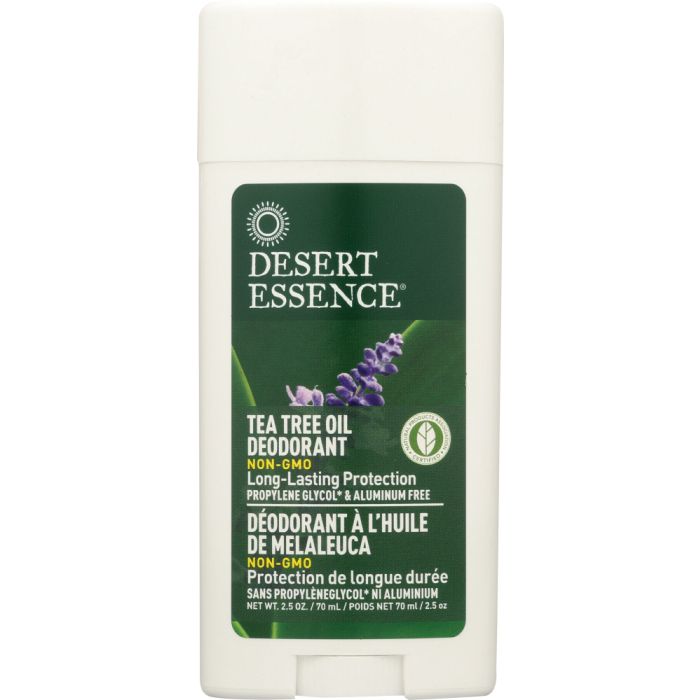 DESERT ESSENCE: Tea Tree Oil Deodorant with Lavender Oil, 2.5 oz