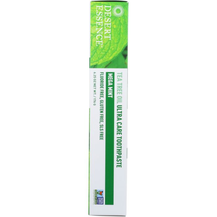 DESERT ESSENCE: Ultra Care Toothpaste Tea Tree Oil Mega Mint, 6.25 oz