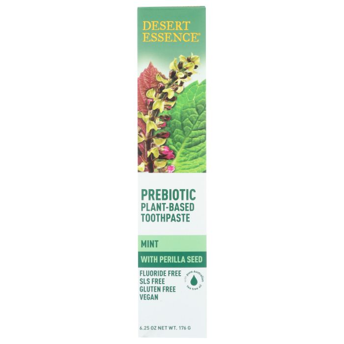 DESERT ESSENCE: Prebiotic Botanical Mint Toothpaste, 6.25 oz