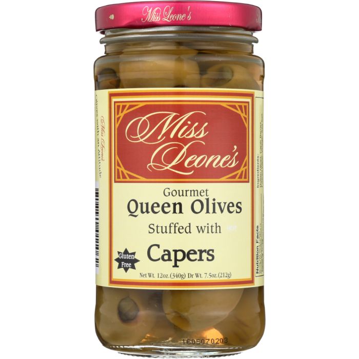 MISS LEONES: Olives Caper Stuffed, Dr Wt. 7.5 oz