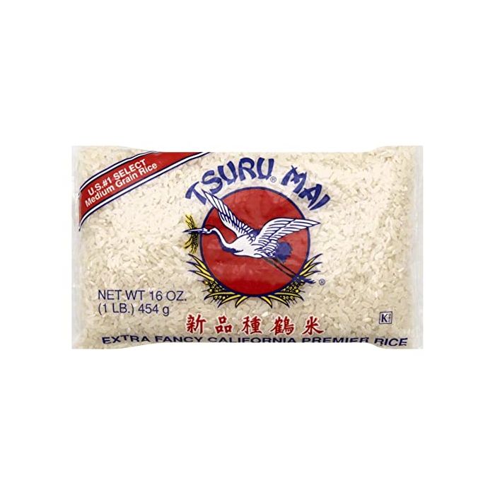 KOKUHO: Rice Tsurumai White Xfancy, 16 oz
