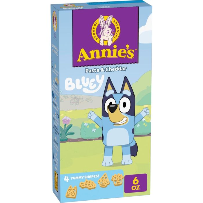 ANNIES HOMEGROWN: Bluey Pasta And Cheddar, 6 oz