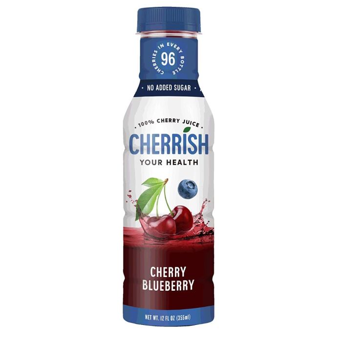 CHERRISH: Juice Cherry Blubrry Tart, 12 fo