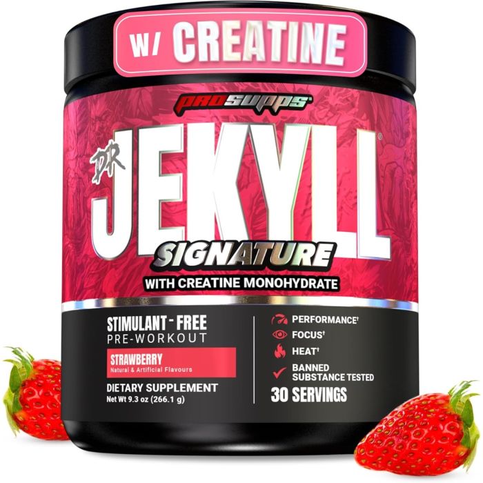 PROSUPPS: Dr Jekyll Signature Strawberry Powder, 9.3 oz