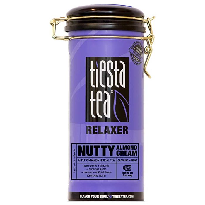 TIESTA TEA: Tea Relaxer Fruit Almond Creme Tin, 4 oz