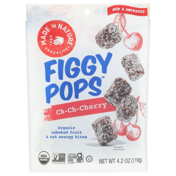 MADE IN NATURE: Organic Tart Cherry Figgy Pops, 4.2 oz