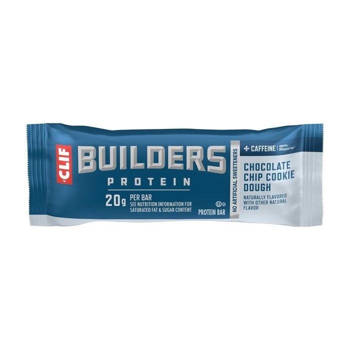CLIF BUILDER: Chocolate Chip Cookie Dough Protein Bars, 2.4 oz