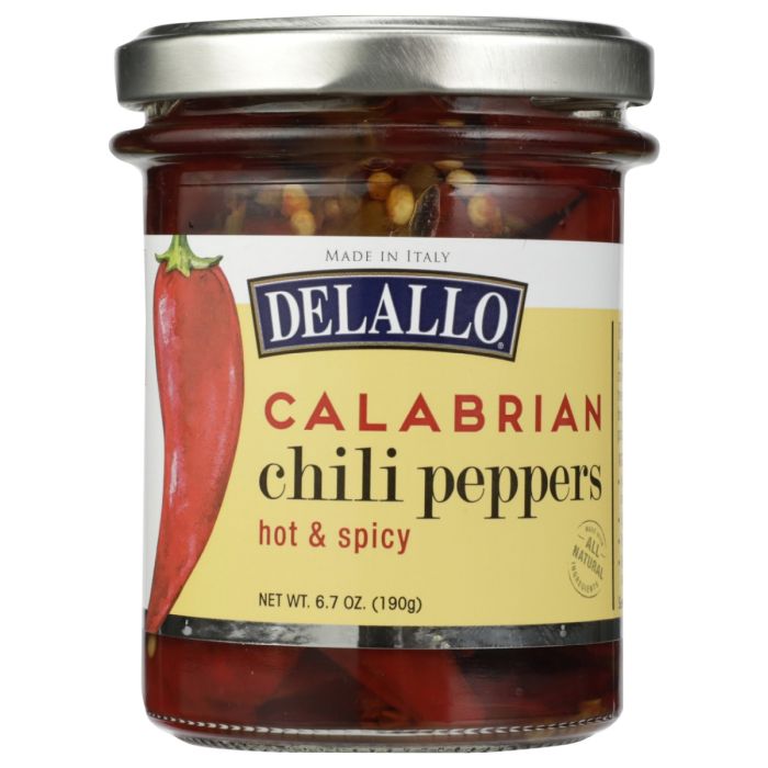 DELALLO: Peppers Calabrian Chili, 6.7 oz