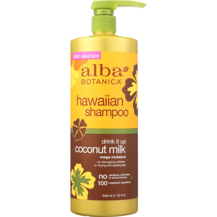 ALBA BOTANICA: Shampoo Coconut Drink It Up, 32 oz