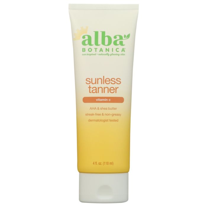 ALBA BOTANICA: Sunless Tanner Lotion, 4 fo