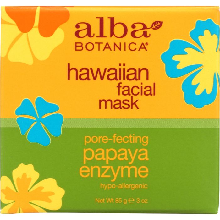 ALBA BOTANICA: Hawaiian Facial Mask Papaya Enzyme, 3 oz
