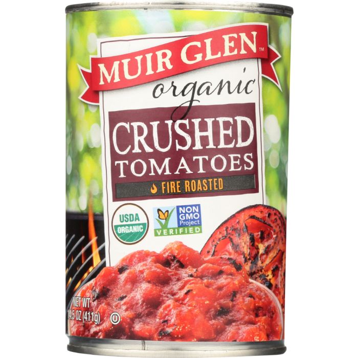 MUIR GLEN: Organic Fire Roasted Crushed Tomatoes, 14.5 oz