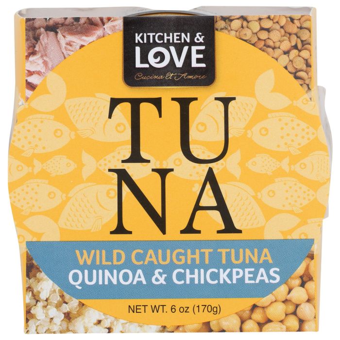 KITCHEN AND LOVE: Meal Tuna Quinoa Chickpea, 6 oz