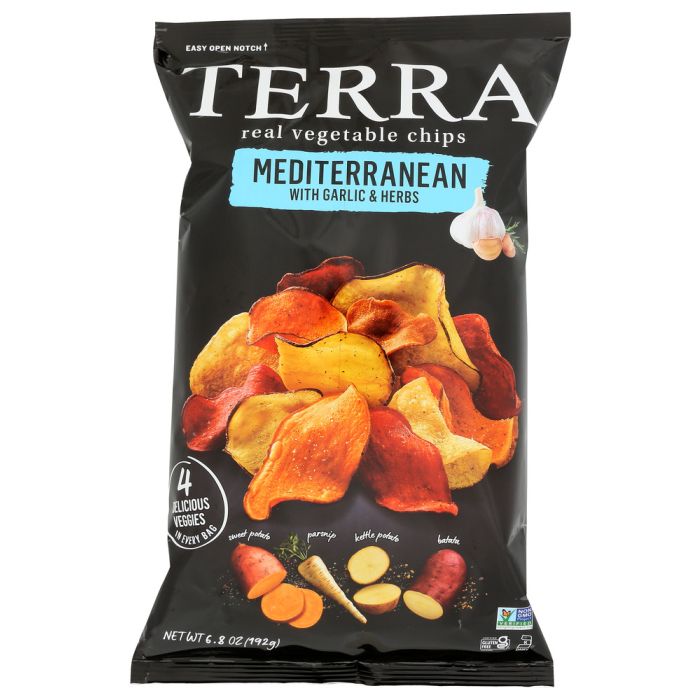 TERRA CHIPS: Mediterranean Chips, 6.8 oz