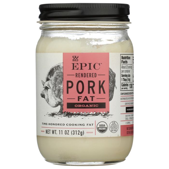 EPIC: Pork Lard, 11 oz