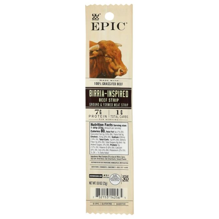 EPIC: Birria-Inspired Beef Strip, 0.8 oz