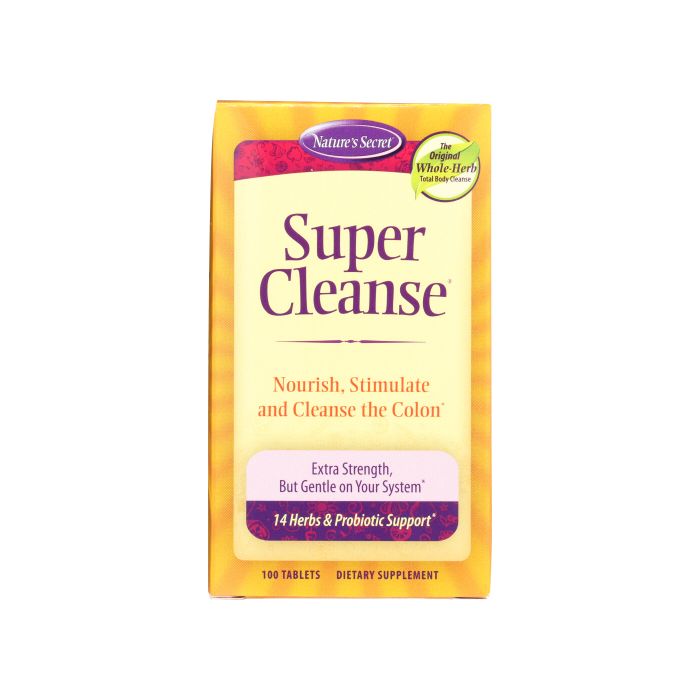 NATURE'S SECRET: Super Cleanse, 100 Tablets