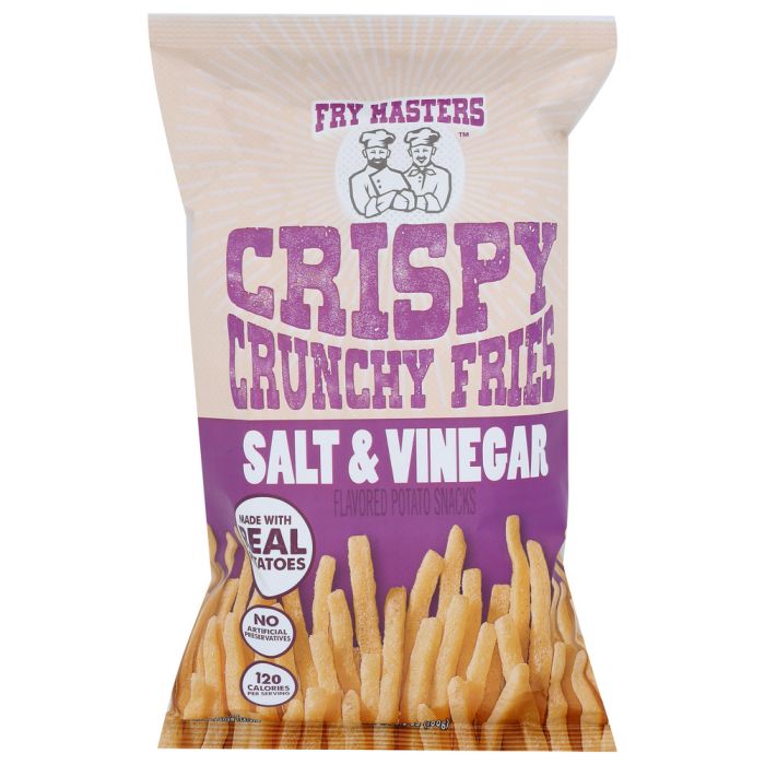 FRY MASTERS: Snack Fries Salt & Vinegr, 3.5 oz