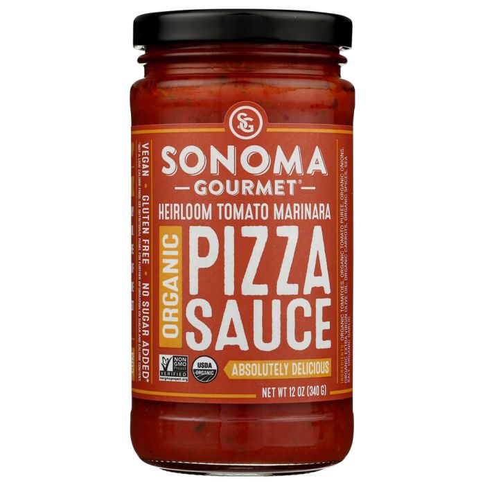 SONOMA GOURMET: Heirloom Tomato Pizza Sauce, 12 oz