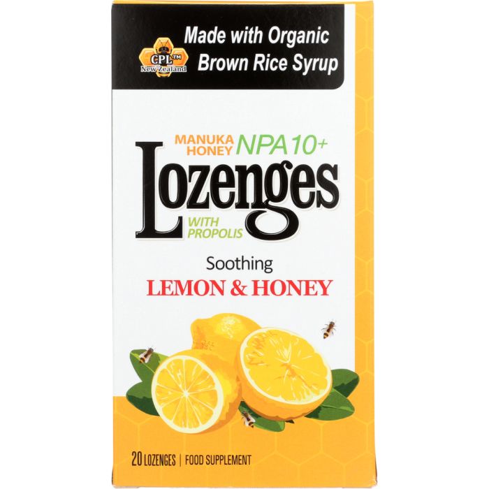 PACIFIC RESOURCES INTERNATIONAL: Soothing Lemon & Honey Lozenges, 20 ct