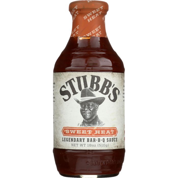 STUBB'S: All-Natural Bar-B-Q Sauce Sweet Heat, 18 Oz