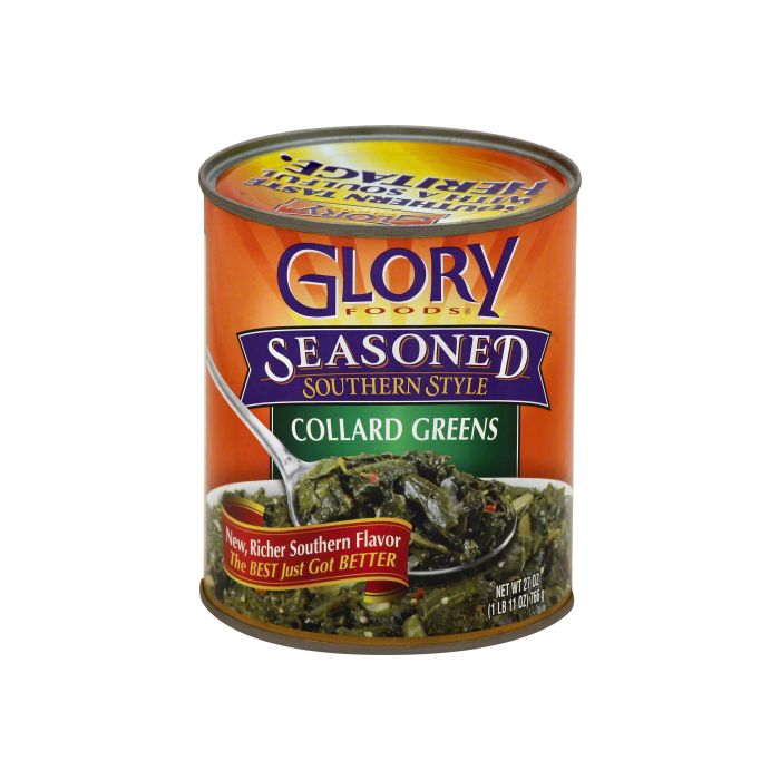 GLORY FOODS: Seasoned Collard Greens, 27 oz