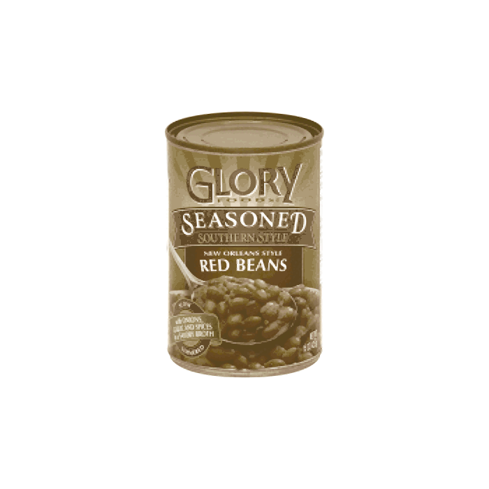 GLORY FOODS: Seasoned Red Beans, 14.5 oz