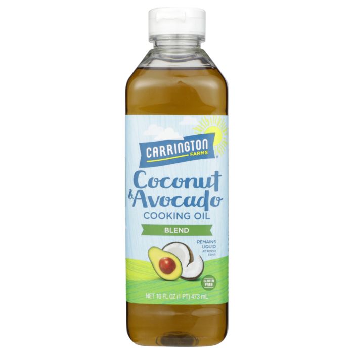CARRINGTON FARMS: Coconut Avocado Cooking Oil Blend, 16 oz