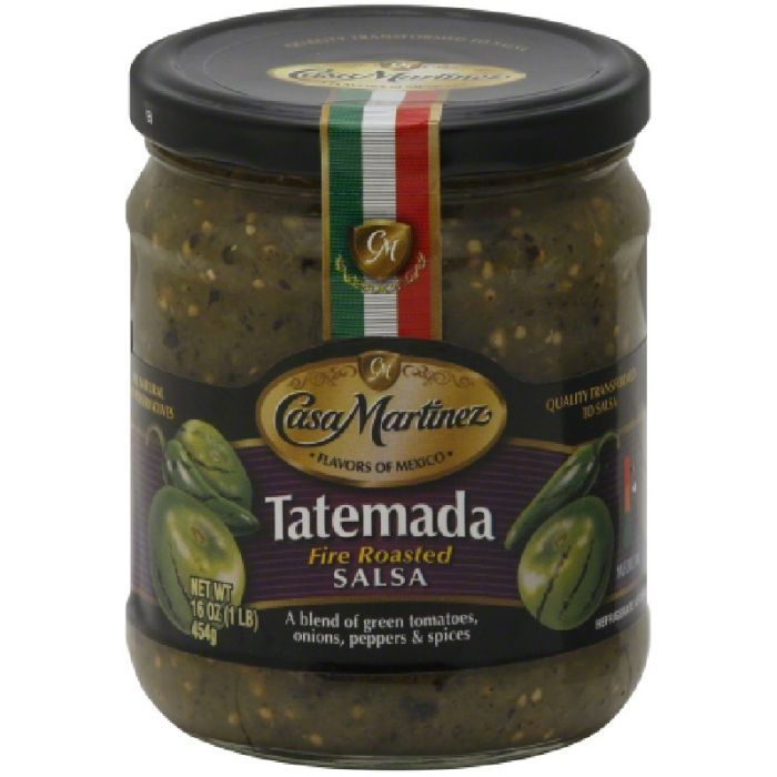 CASA MARTINEZ: Tatemada Fire Roasted Salsa, 16 oz
