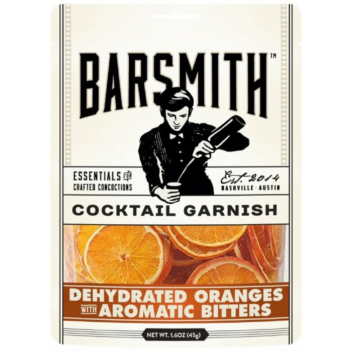 BARSMITH: Dehydrated Oranges With Aromatic Bitters Cocktail Garnish, 1.6 oz