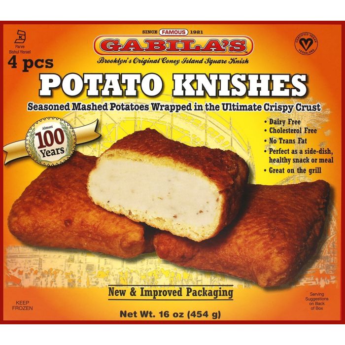 GABILA: Potato Knishes 4 Pack, 16 oz