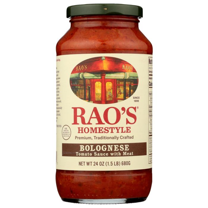 RAOS: Bolognese Sauce, 24 oz