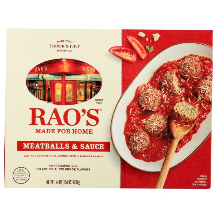 RAOS: Frozen Meatballs and Sauce, 24 oz