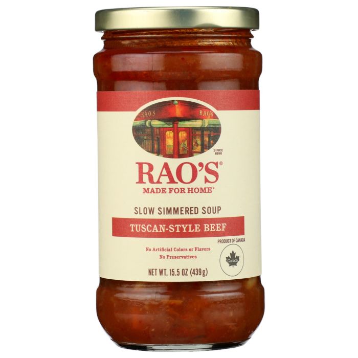 RAOS: Tuscan-Style Beef Soup, 15.5 oz