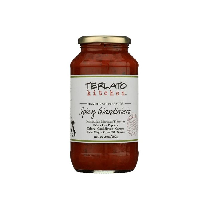 TERLATO KITCHEN: Spicy Giardiniera Pasta Sauce, 24 oz