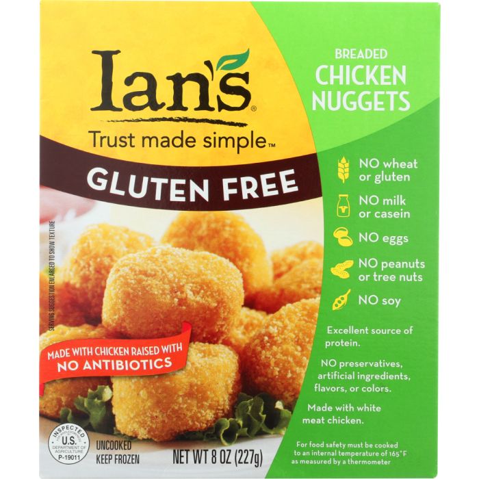 IAN'S NATURAL FOODS: Gluten Free Chicken Nuggets, 8 oz