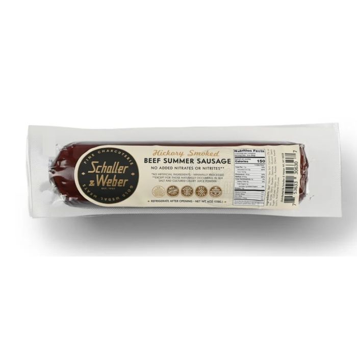 SCHALLER & WEBER: Beef Summer Sausage, 6 oz