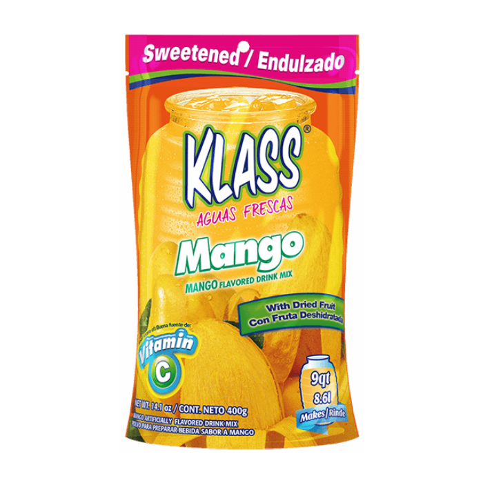 KLASS: Beverage Mix Mango Sweetened, 14.1 oz