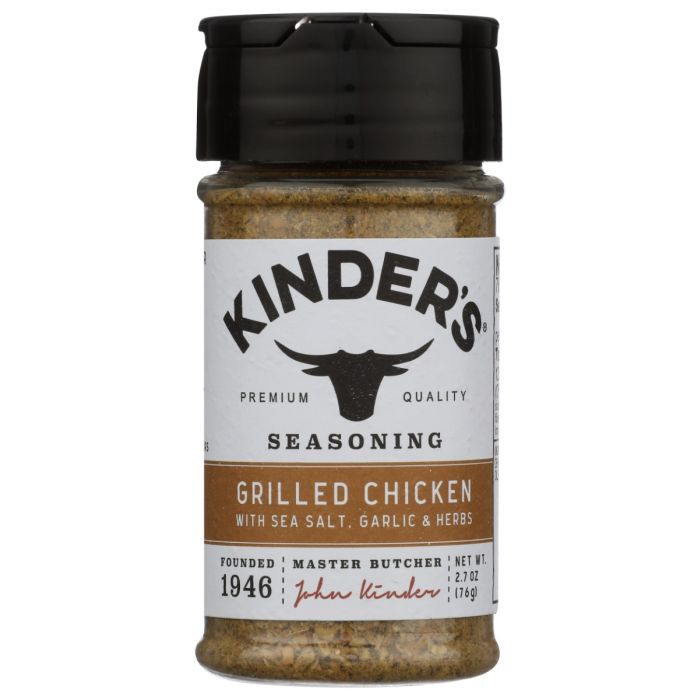 KINDERS: Grilled Chicken Seasoning, 2.7 oz