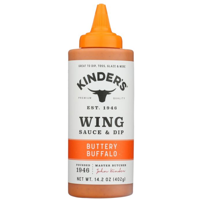 KINDERS: Buttery Buffalo Wing Sauce And Dip, 14.2 oz