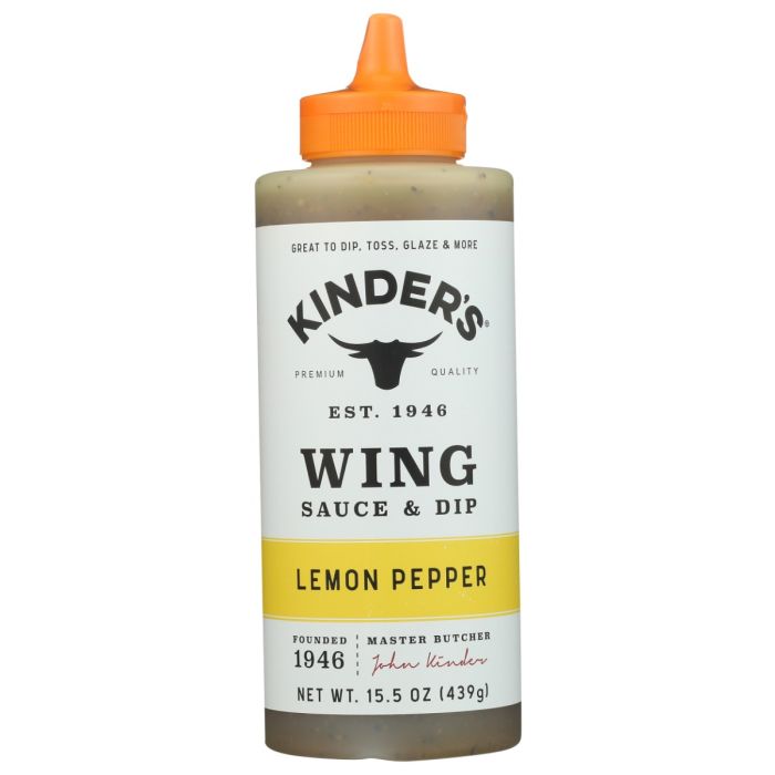 KINDER'S: Lemon Pepper Wing Sauce, 15.5 oz